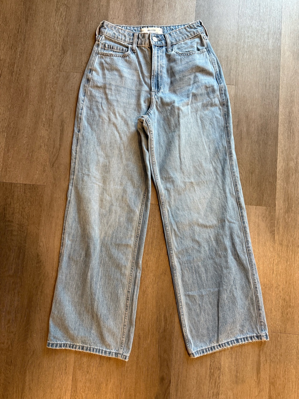 Hollister Light Blue Slim Straight Jeans